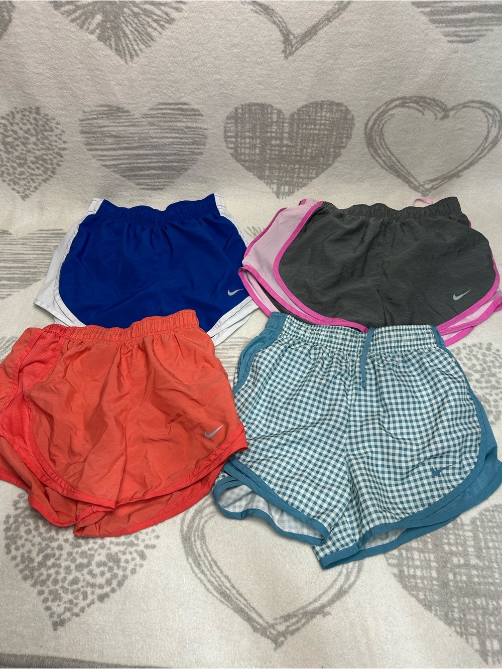 Lot of 4 Nike running shorts Sz XS
